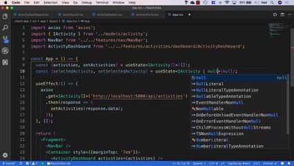 Building a CRUD application in React (Legacy) - Selecting an individual Activity