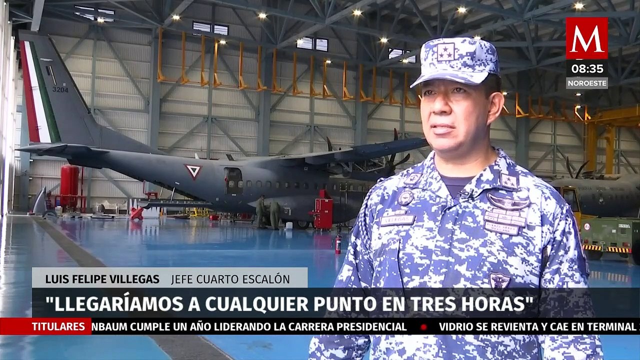 El ejército puede aerotransportarse desde Santa Lucía a cualquier punto en solo tres horas y media