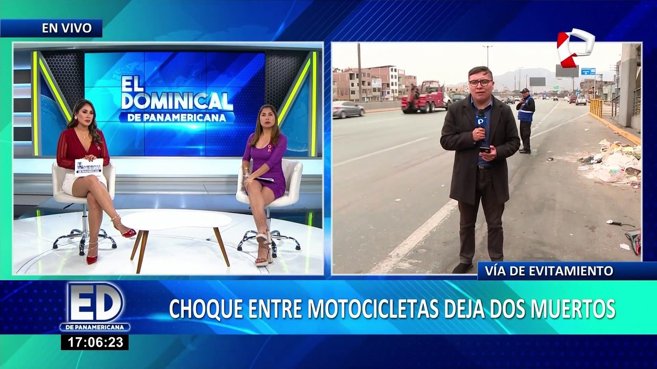 El Agustino: dos motociclistas mueren al chocar en la Vía de Evitamiento