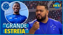 Estreia com gols: Hugão elogia Arthur Gomes no Cruzeiro