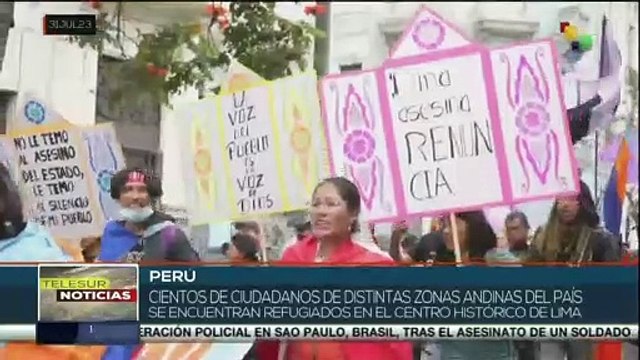 Perú: Cientos de ciudadanos se encuentran refugiados en el centro histórico de Lima