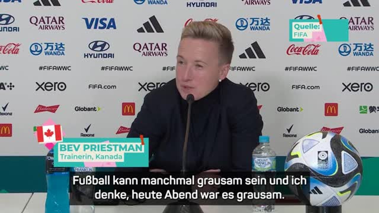 Priestman: 'Fußball kann manchmal grausam sein'