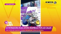 Ex patinadora rusa deambula en calles de Guadalajara