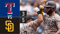 Resumen Rangers de Texas vs Padres de San Diego MLB 30-07-2023