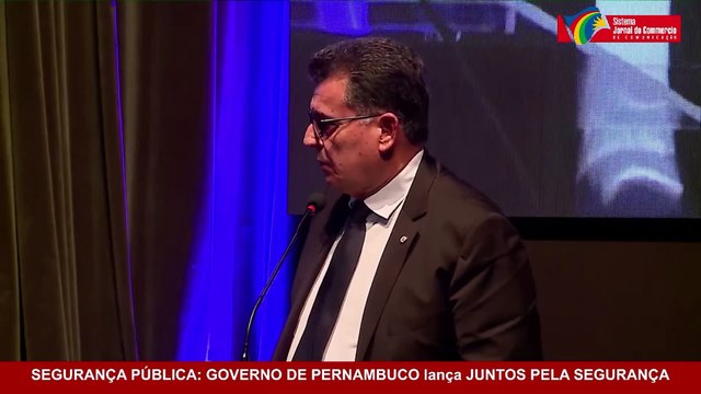 CORONEL MEIRA, que fez acordo na Justiça por causa da secretária de Defesa Social, discursa no lançamento do JUNTOS PELA SEGURANÇA