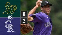 Resumen Atléticos de Oakland vs Rockies de Colorado MLB 30-07-2023