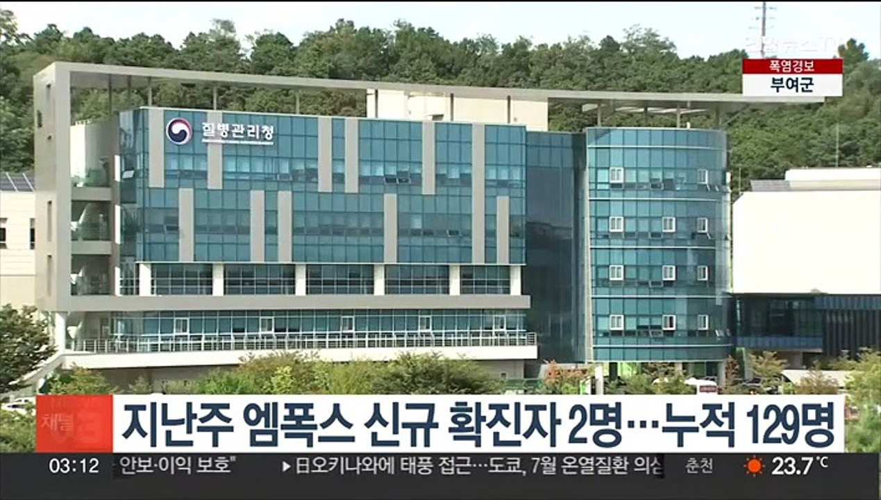 지난주 엠폭스 신규 확진자 2명…누적 129명