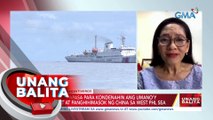 Resolusyon, ipapasa para kondenahin ang umano'y harassment at panghihimasok ng China sa West PHL Sea | UB