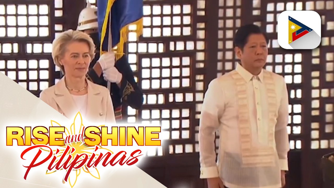 European Commission Pres. Ursula von der Leyen, mainit na tinanggap sa Malacañang