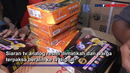 Panik Siaran TV Analog Dimatikan, Toko Elektronik di Medan Diserbu Warga Beli STB