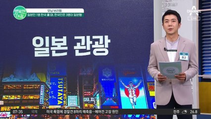 한국인은 일본 여행을 자주 간다? 일본인 1명이 한국 올때, 한국인 3명 일본행!