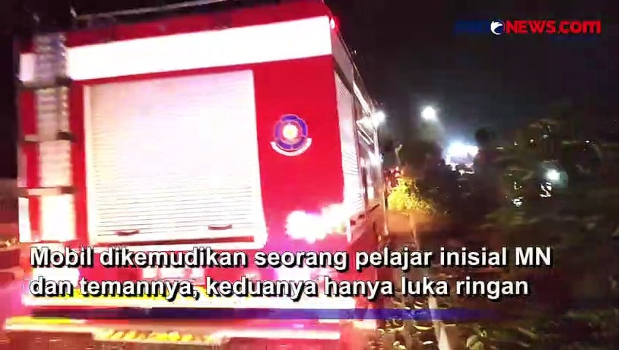 Mobil Sedan Tabrak Marka Jalan dan Pak Ogah hingga Tewas di Ring Road Barat Sleman