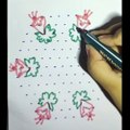 13*7 dots simple and easy rangoli||13 chukkala muggulu||Pulli kolam||BY SSRangoliAndArts