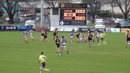 BFNL: Kyneton v Gisborne match highlights