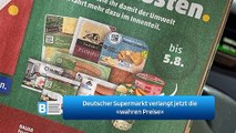 Deutscher Supermarkt verlangt jetzt die «wahren Preise»