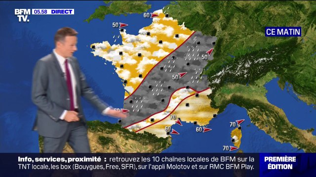 Le soleil résiste en Méditerranée ce mardi, un ciel perturbé partout ailleurs