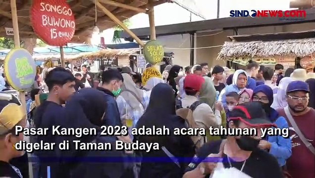 Pasar Kangen 2023 Yogyakarta, Tempat Berburu Jajanan Tempo Dulu
