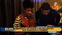 Cercado de Lima: detienen a extranjeros que se dedicaban a robar celulares a personas ebrias