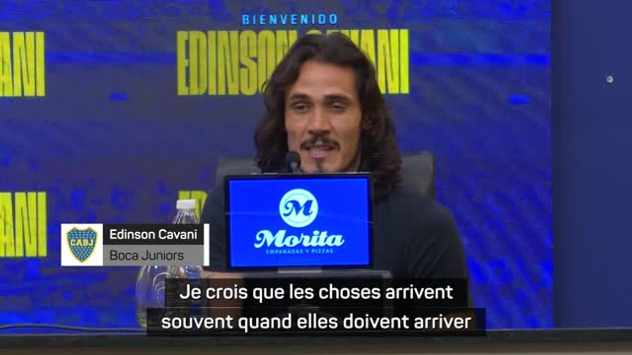 Boca Juniors - Cavani justifie son choix : "Les choses arrivent souvent quand elles doivent arriver"