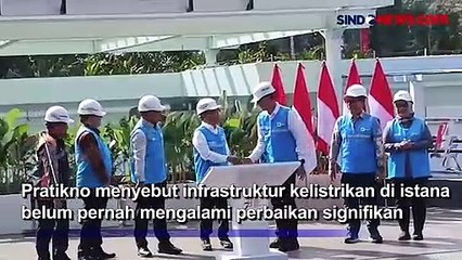 Mensesneg Pratikno Resmikan Revitalisasi Kelistrikan Istana Kepresidenan