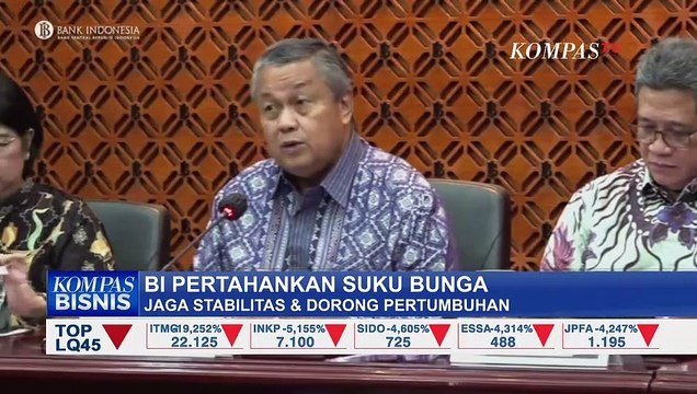 Bank Indonesia Putuskan Untuk Pertahankan Suku Bunga untuk Jaga Stabilitas dan Dorong Pertumbuhan