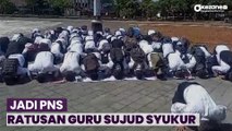 Terima SK ASN PPPK, Ratusan Guru Sujud Syukur dan Jalan Kaki dari Boyolali ke Sukoharjo