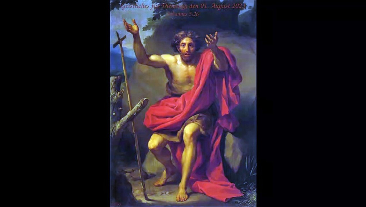 Geistliches für Dienstag, den 01. August 2023
