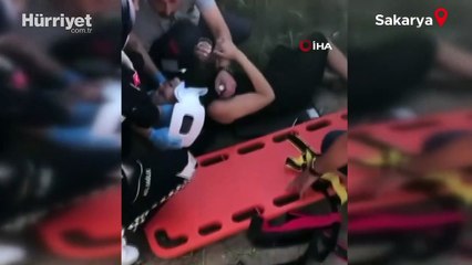 Sakarya'da araç takla attı! Yaralı kadın şokun etkisiyle ‘Ben öldüm mü’ diye sordu