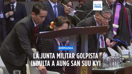 Download Video: La junta birmana anuncia el indulto de la exlider democrática Aung San Suu Kyi