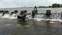 Water flowing in vain from Jhalawar's princely pond