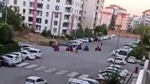 Aksaray'da drift atan ATV sürücülerine 122 bin lira ceza