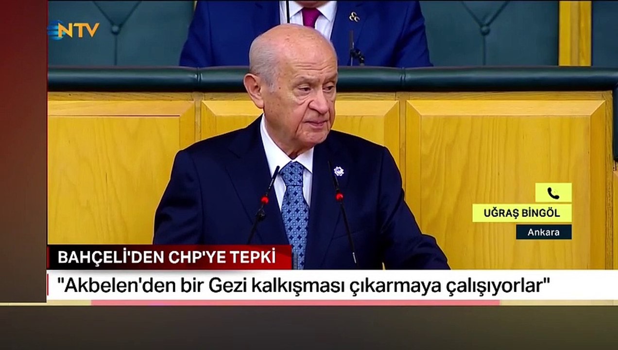 Bahçeli： Il est clair qu'un parti qui s'érode de jour en jour et ses soutiens marginaux recourent à tous les actes ignobles pour déclencher un soulèvement du parc Gezi à partir d'Akbelen.