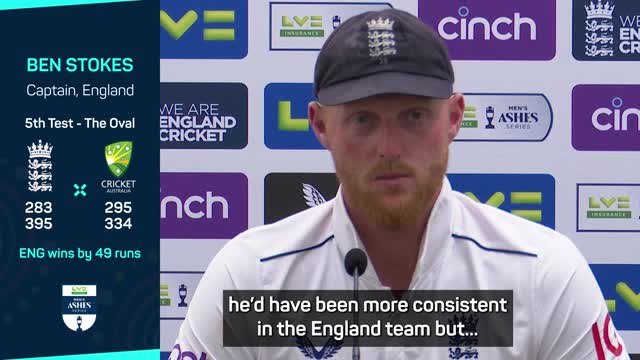Stokes lauds 'man of the series' Chris Woakes