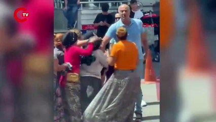 Güngören'de işyeri sahibi hırsızlık şüphelisi kadını saçından tutarak darbetti