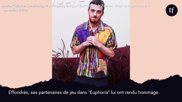 Mort d'Angus Cloud à 25 ans : pluie d'hommages des acteurs d'Euphoria