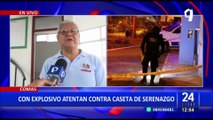 Comas: municipio brinda detalles de atentado contra caseta de serenazgo