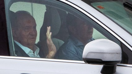 Juan Carlos I dice que volverá "pronto" a Sanxenxo