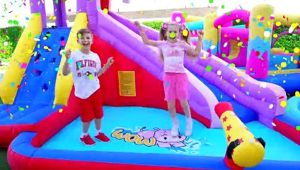 Diana and Roma learn to be active and develop good habits with dad's motivation