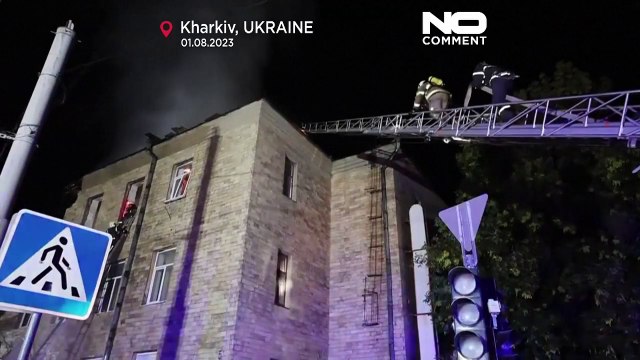 Харьков: дрон-камикадзе врезался в здание общежития ПТУ