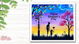 Happy mother_s day painting __ easy mother_s Day painting with poster color_Pallavi Drawing Academy(1080P_HD)