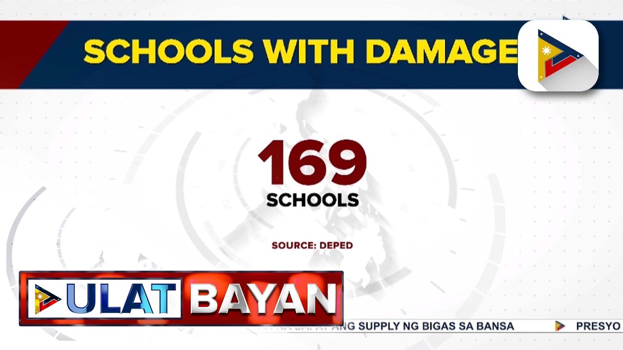 Nasa 160 paaralan, nasira dahil sa Bagyong #EgayPH ayon sa DepEd