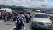 İstanbul’da köprü girişinde kaza: Trafik yoğunlaştı…