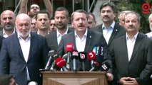Memur Sen Genel Başkanı Ali Yalçın, Çalışma ve Sosyal Güvenlik Bakanlığı önünde açıklama yaptı
