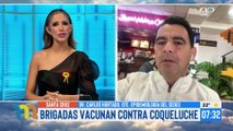 Brigadas vacunan contra coqueluche