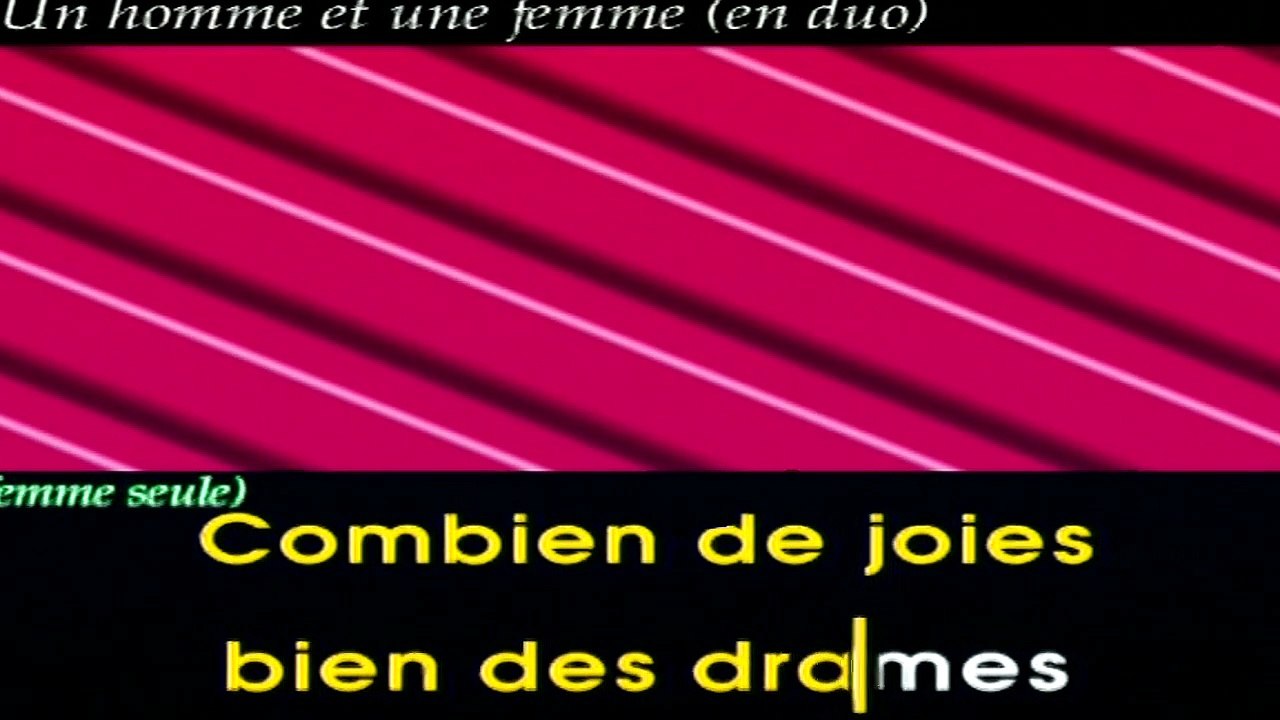 UN HOMME ET UNE FEMME — Nicole Croisille