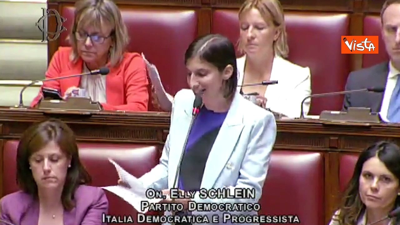 Schlein: Meloni vuole passare alla storia come premier donna che ha reso poveri pi? poveri con sms"