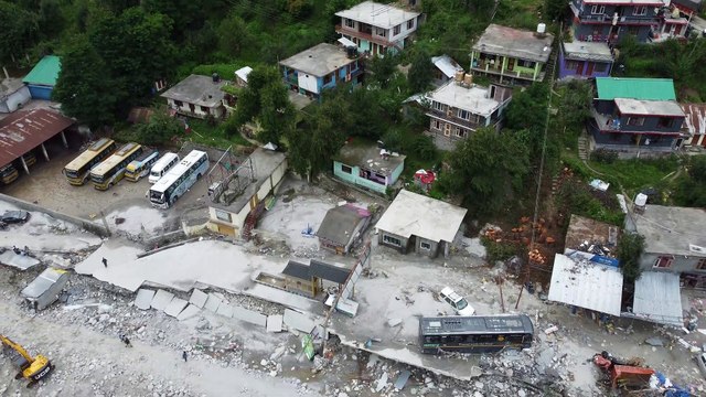 Trail of Destruction - Himachal Pradesh Floods , Rains - Kullu , Manali, Mandi , Kasol, Manikaran