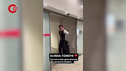 Kabin memuru uçuş sonrası iltica etti