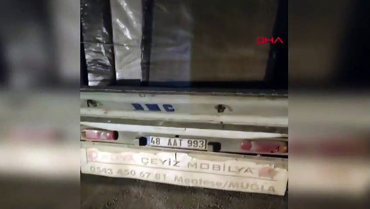 Opération de migrants illégaux dans un camion à Muğla : 12 migrants arrêtés, 3 organisateurs arrêtés