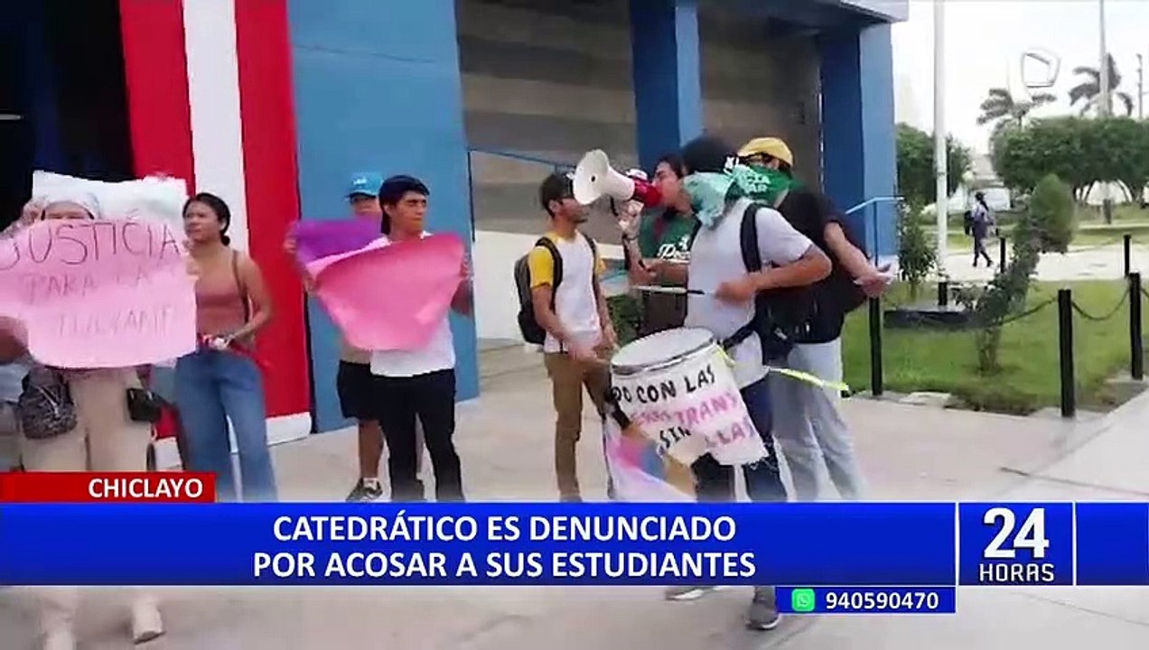 Chiclayo: detienen a docente de la UTP acusado de acosar a alumna, pero horas después es liberado